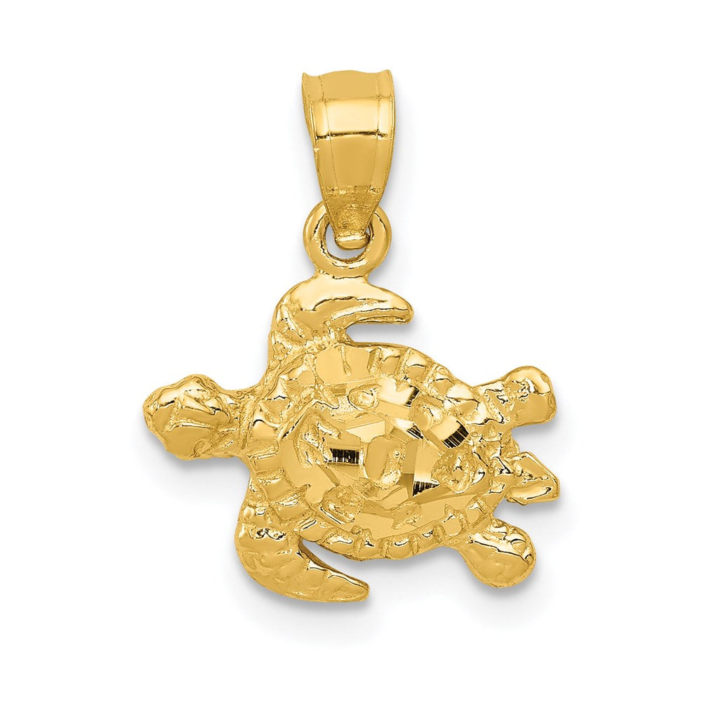 14K Turtle Pendant 1