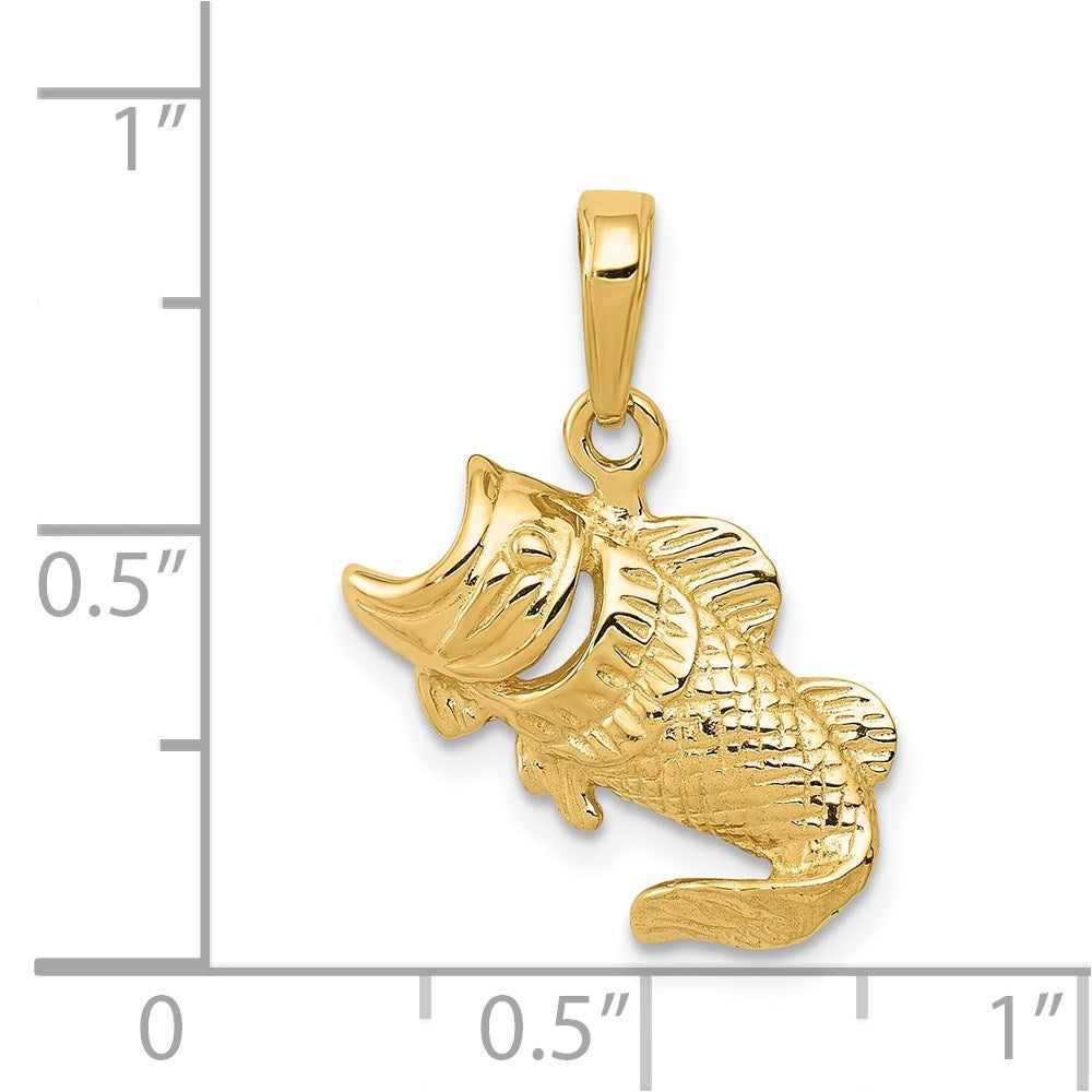 14k Small Fish Charm 4