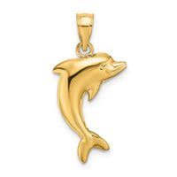 14k Polished Dolphin Charm 1