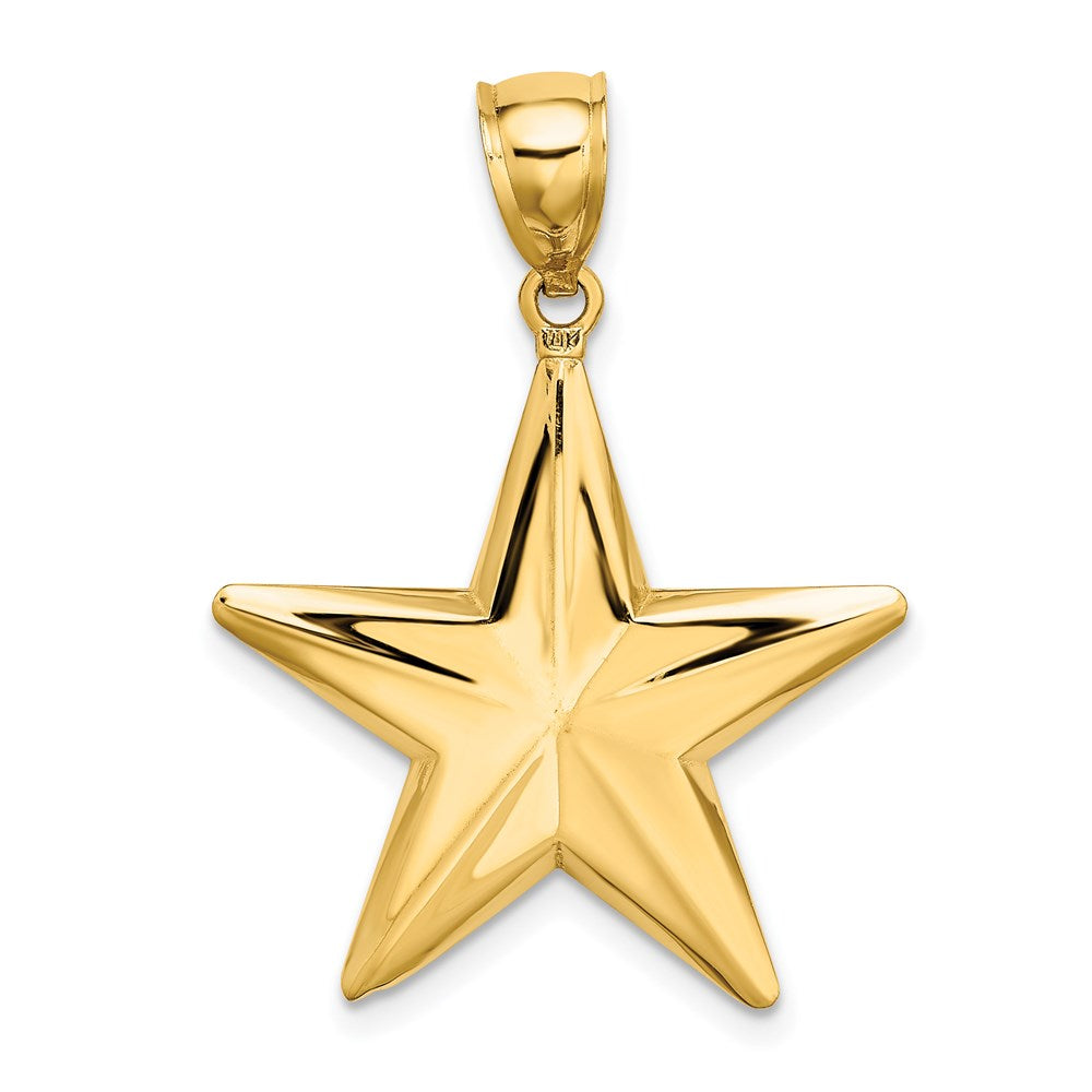 14K 3-D Nautical Star Charm