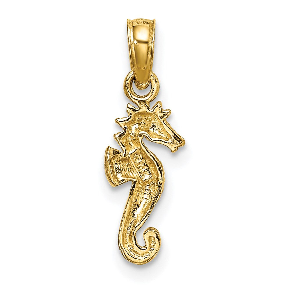 14K Mini Seahorse Charm 4