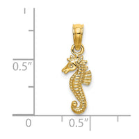 14K Mini Seahorse Charm 3