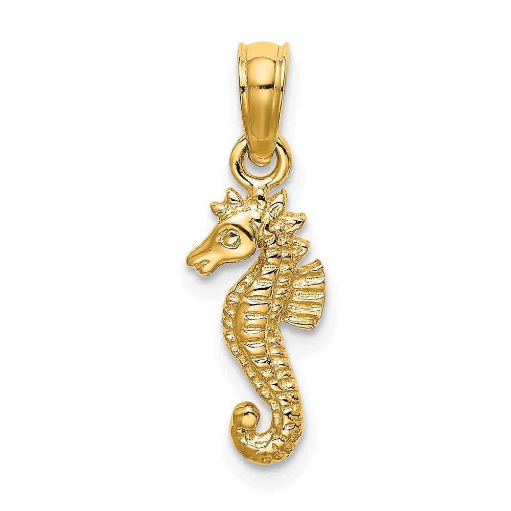 14K Mini Seahorse Charm 1