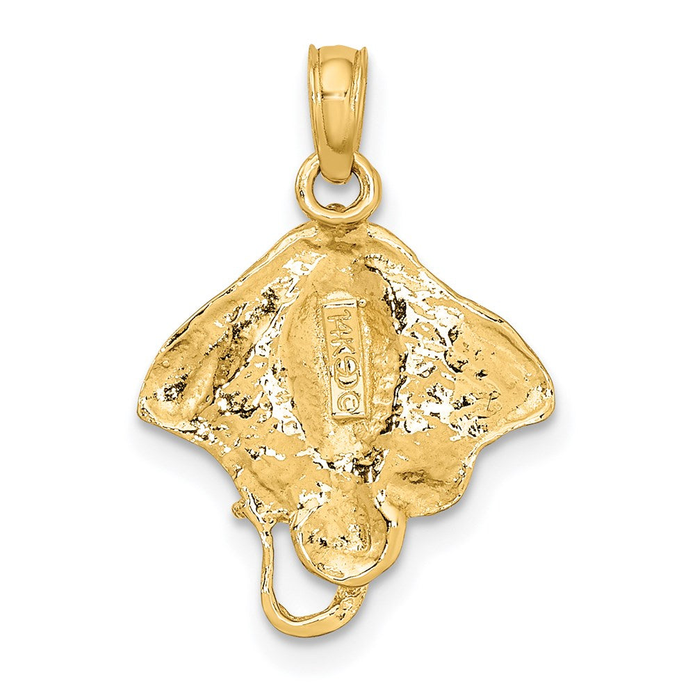 14K Stingray Charm 4