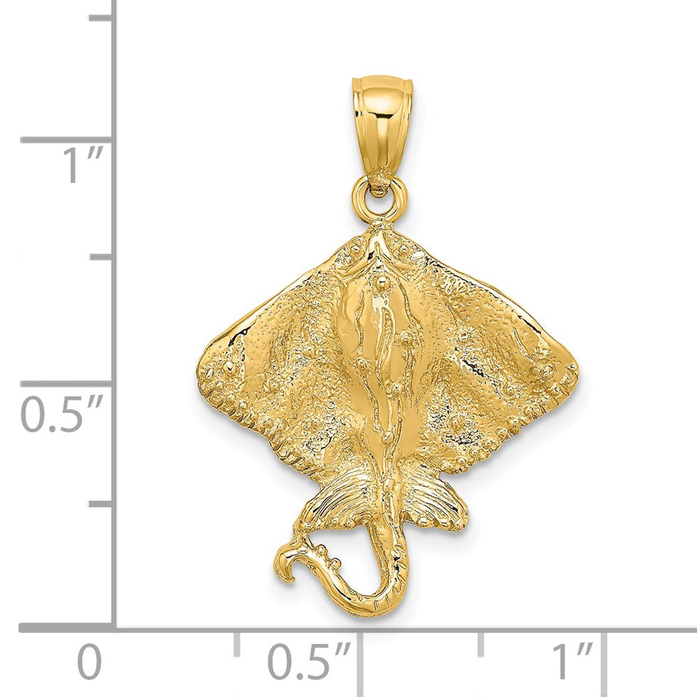 14K Stingray Charm 3