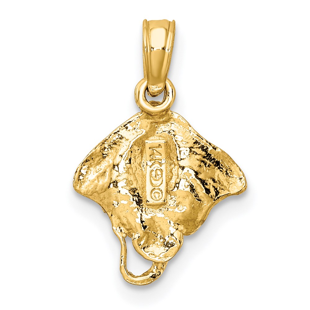 14K Stingray Charm 4