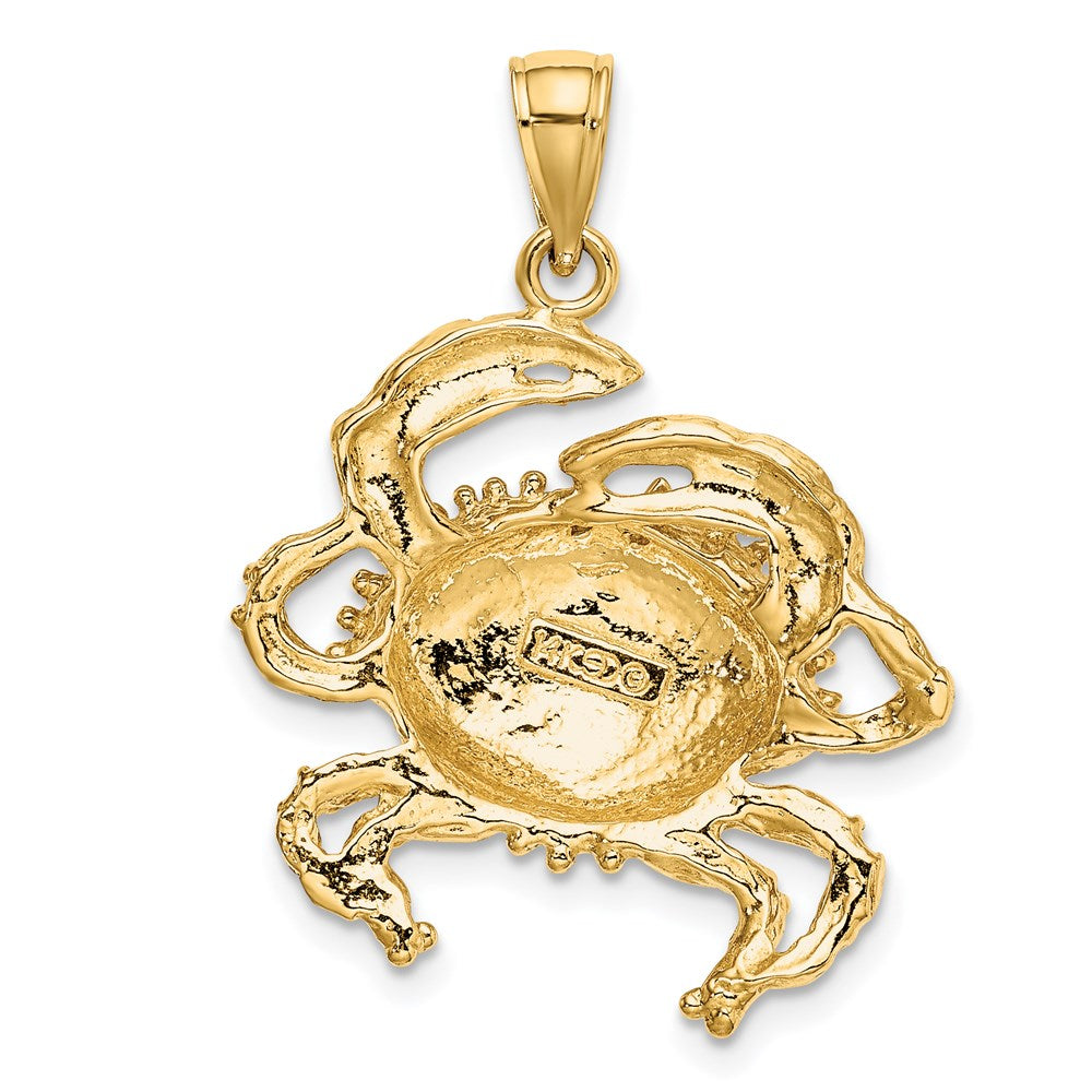 14K Crab Charm 3