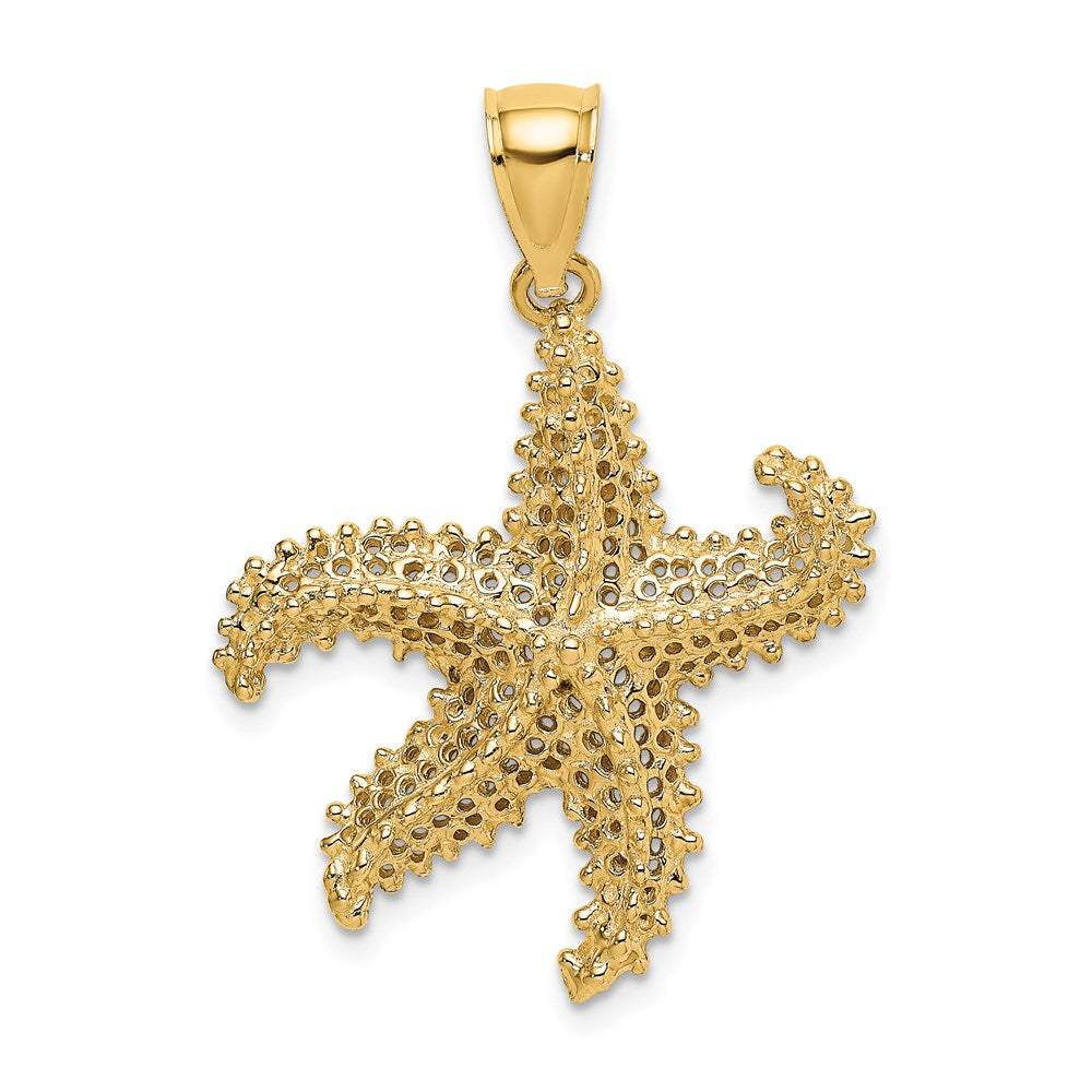 14K Starfish Pierced Charm 1