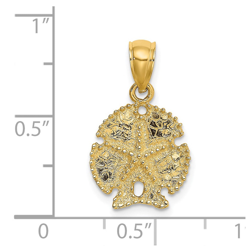 14K Starfish on Sand Dollar Charm 3