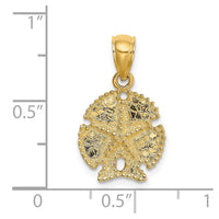 14K Starfish on Sand Dollar Charm 3