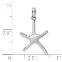 14K White Gold Dancing Starfish Charm 3