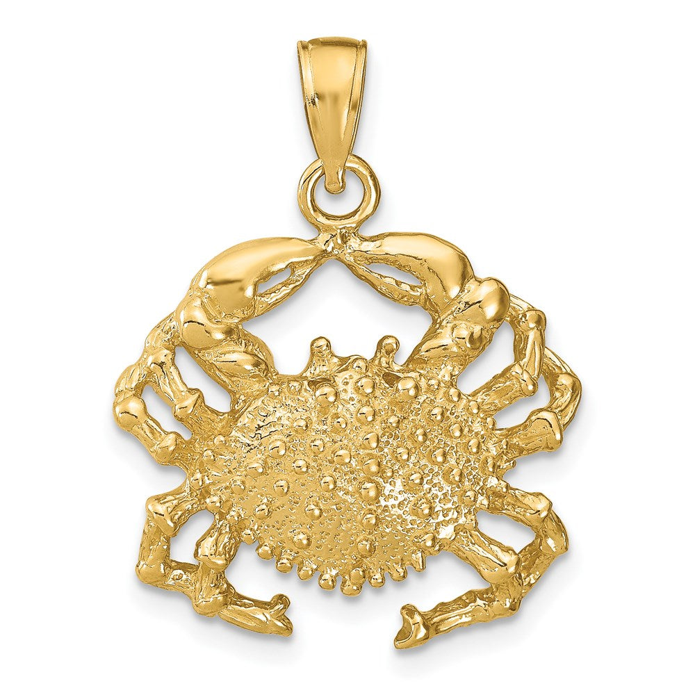 14k Crab Pendant 1