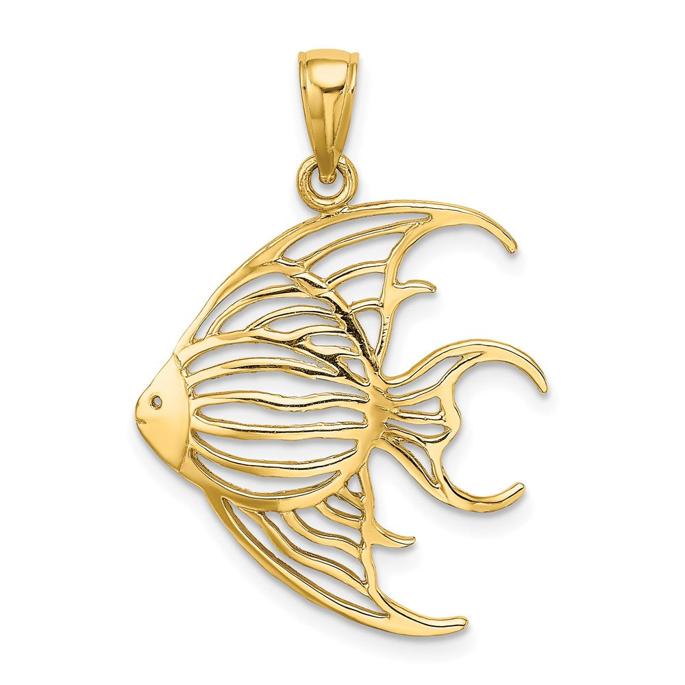 14K Cut-Out Angelfish Charm 1