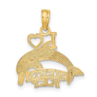 14K I HEART SIESTA KEY with Dolphin Charm 4