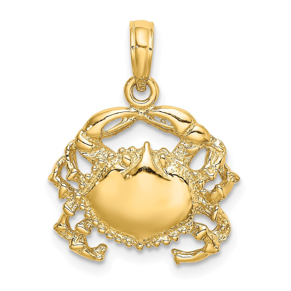 14K Crab Charm 1