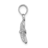 14K White Gold Starfish Charm 2