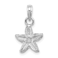 14K White Gold Starfish Charm 4