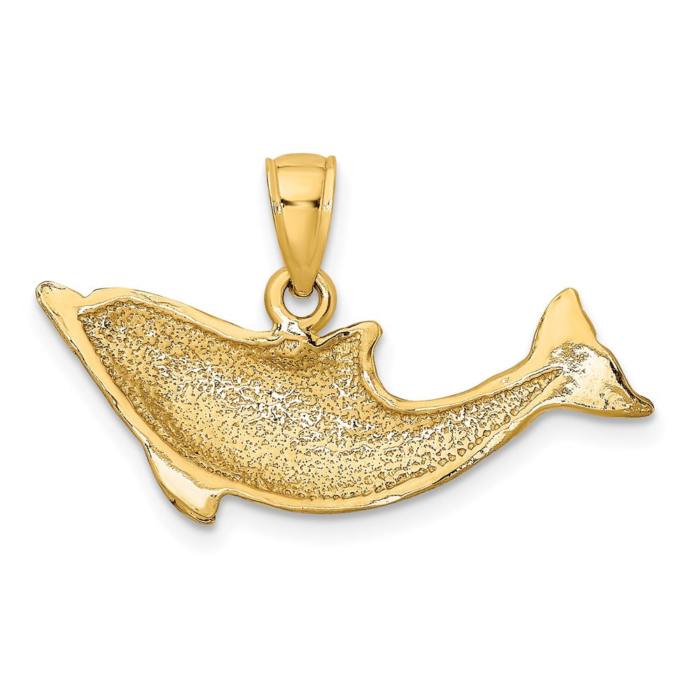 14K Polished Dolphin Charm 3