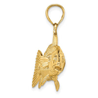 14K 3-D Red Fish Charm 2