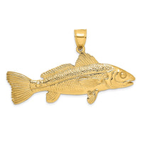 14K 3-D Red Fish Charm 4