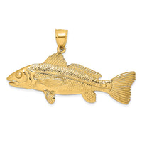 14K 3-D Red Fish Charm 1