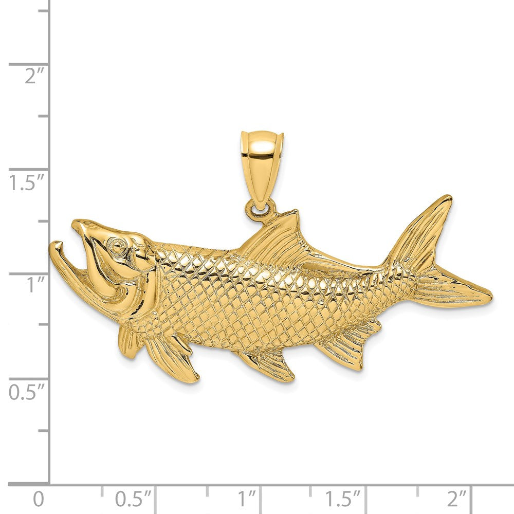 14K Tarpon Fish w/Open Mouth Charm 3