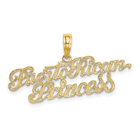 14K PUERTO RICAN PRINCESS Charm