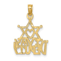 14k I HEART MY SHERIFF Charm