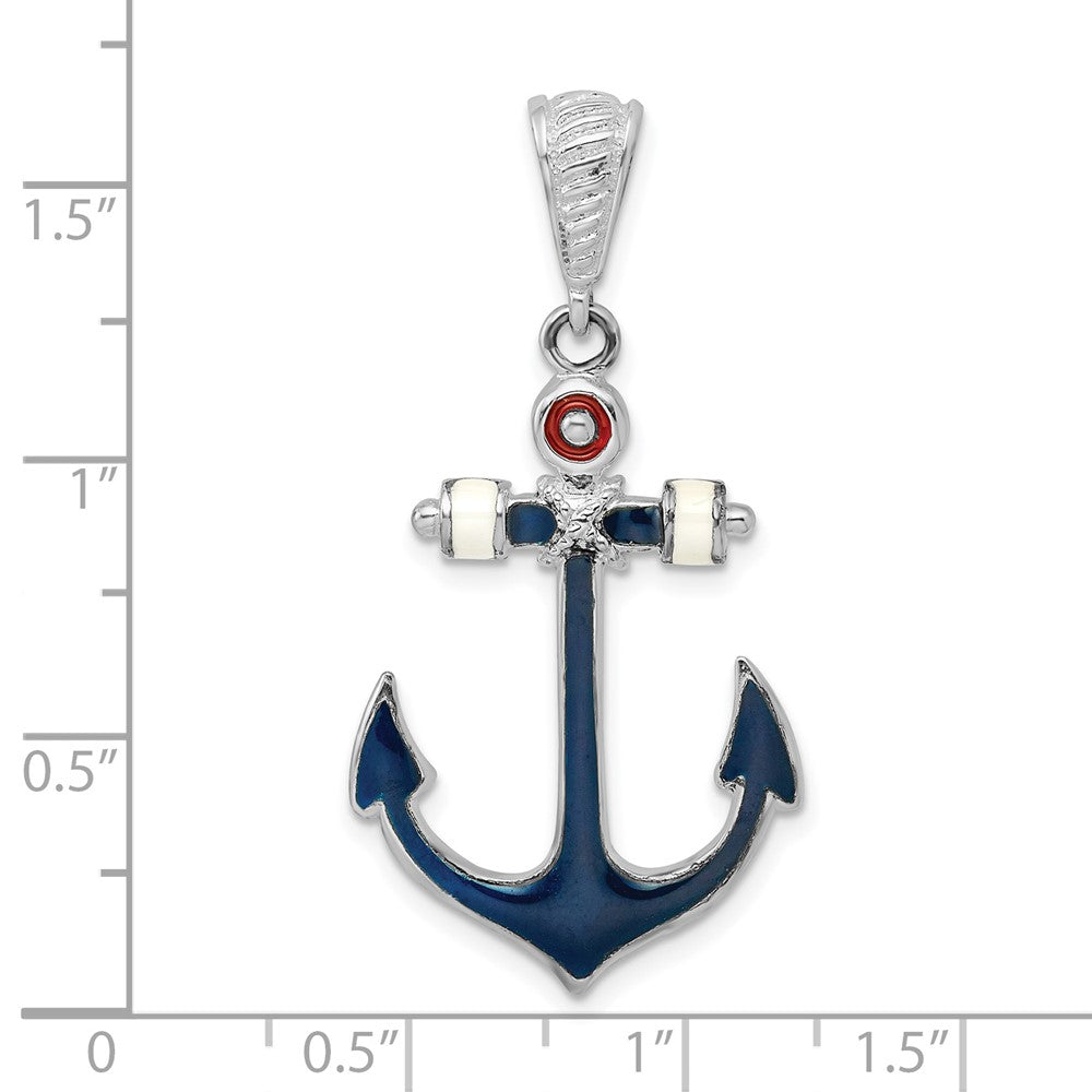 925 Sterling Silver 2024 anchor Pendant