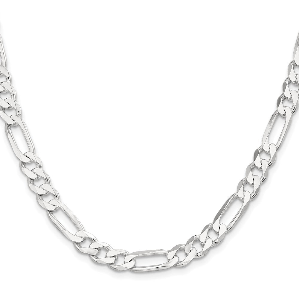 Figaro Chain Silver Stainless Steel Chains 7.5mm