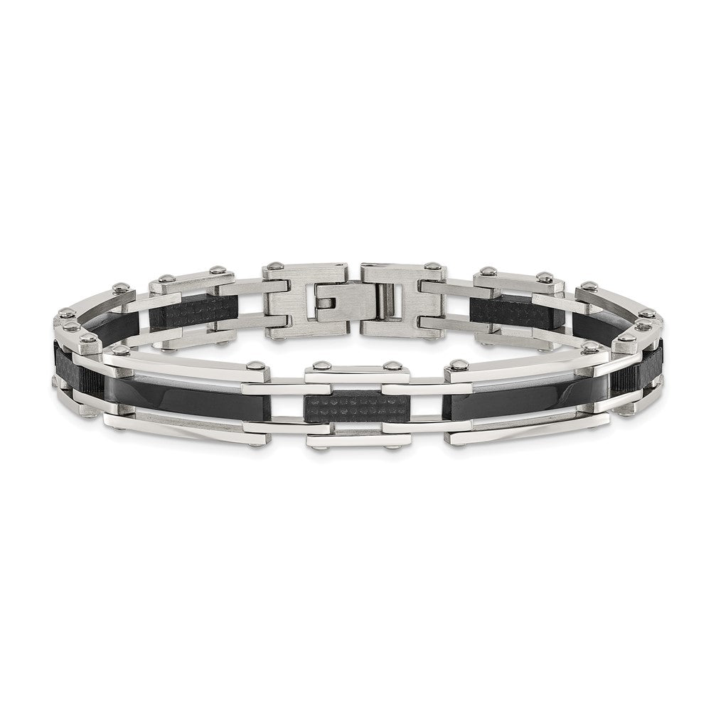 Chisel Stainless Steel Polished Bracelet ユニセックス-