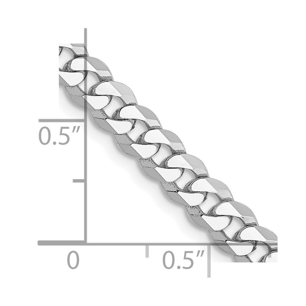 14K 2.9mm Flat Beveled Curb Chain