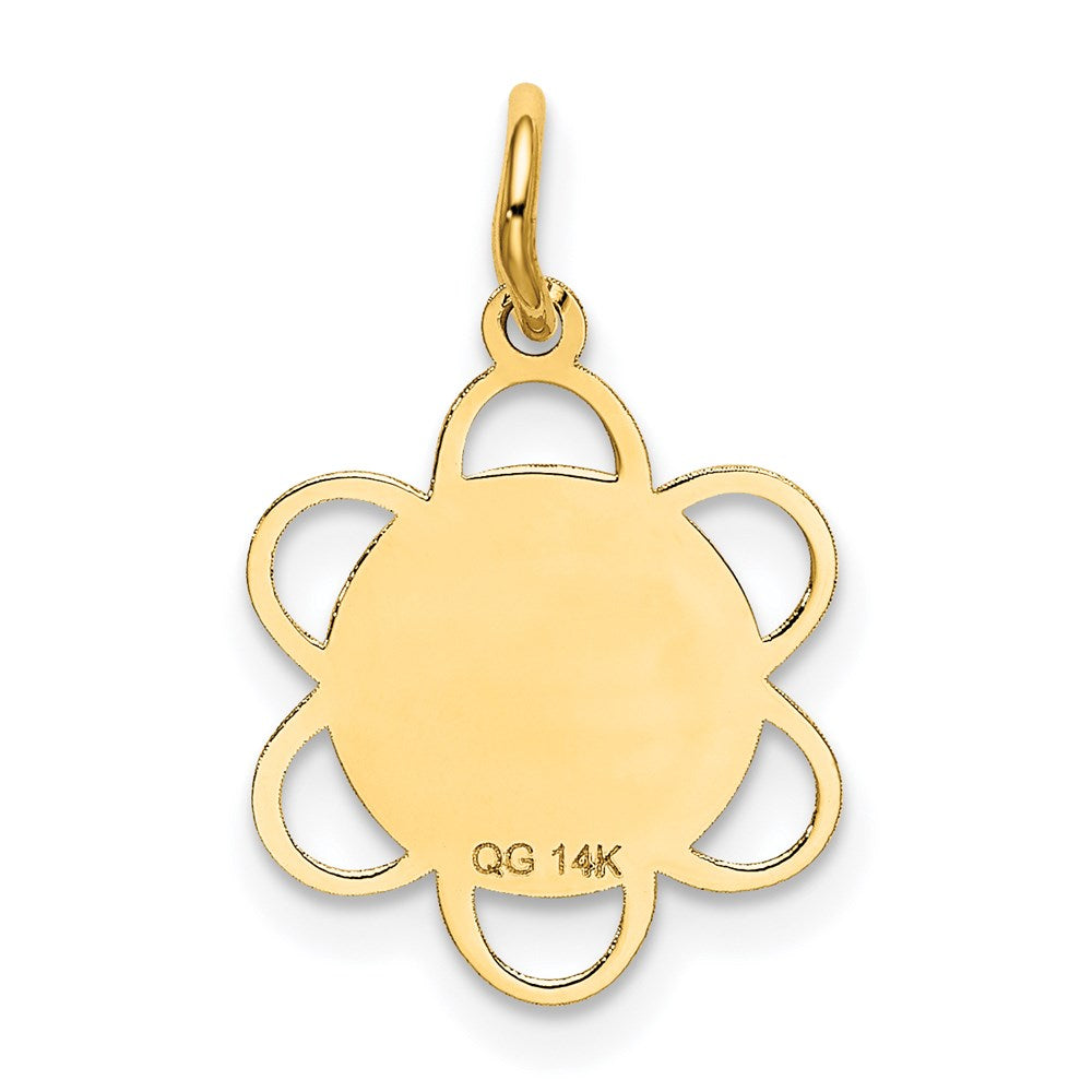 14K Yellow Gold Sweet 16 Charm