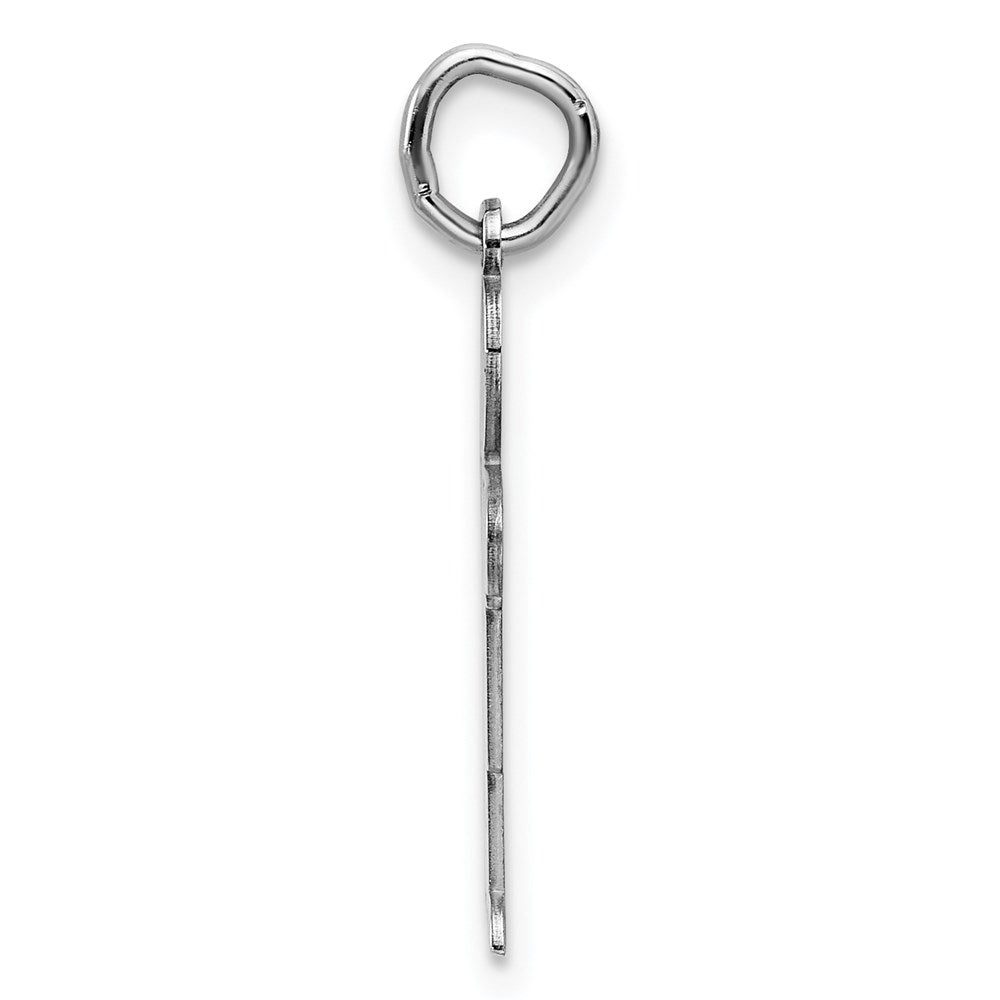 Sterling Silver Rhodium Plated Key Chain