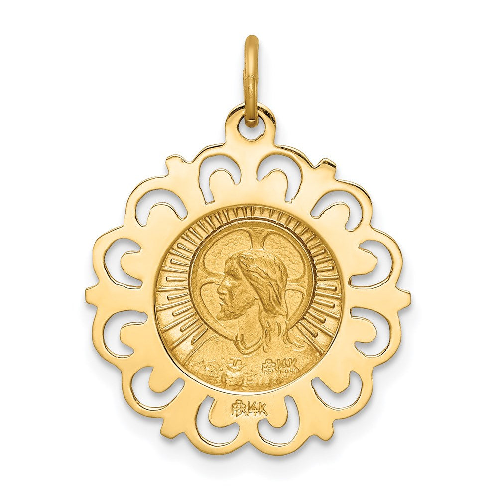 14k Matka Boska Medal Charm