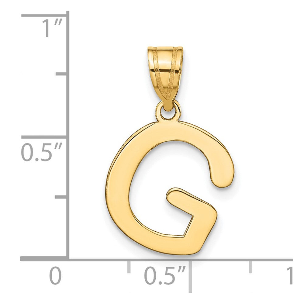 14K GOLD G INITIAL NECKLACE